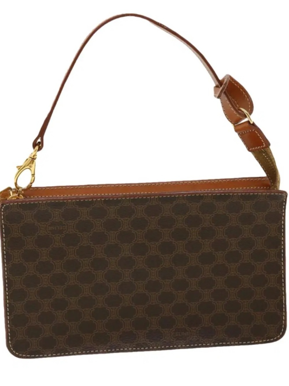 Celine leather clutch bag